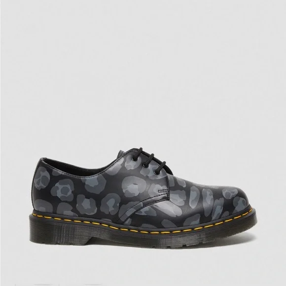 Dr. Martens 1461 DISTORTED LEOPARD PRINT OXFORD SHOES